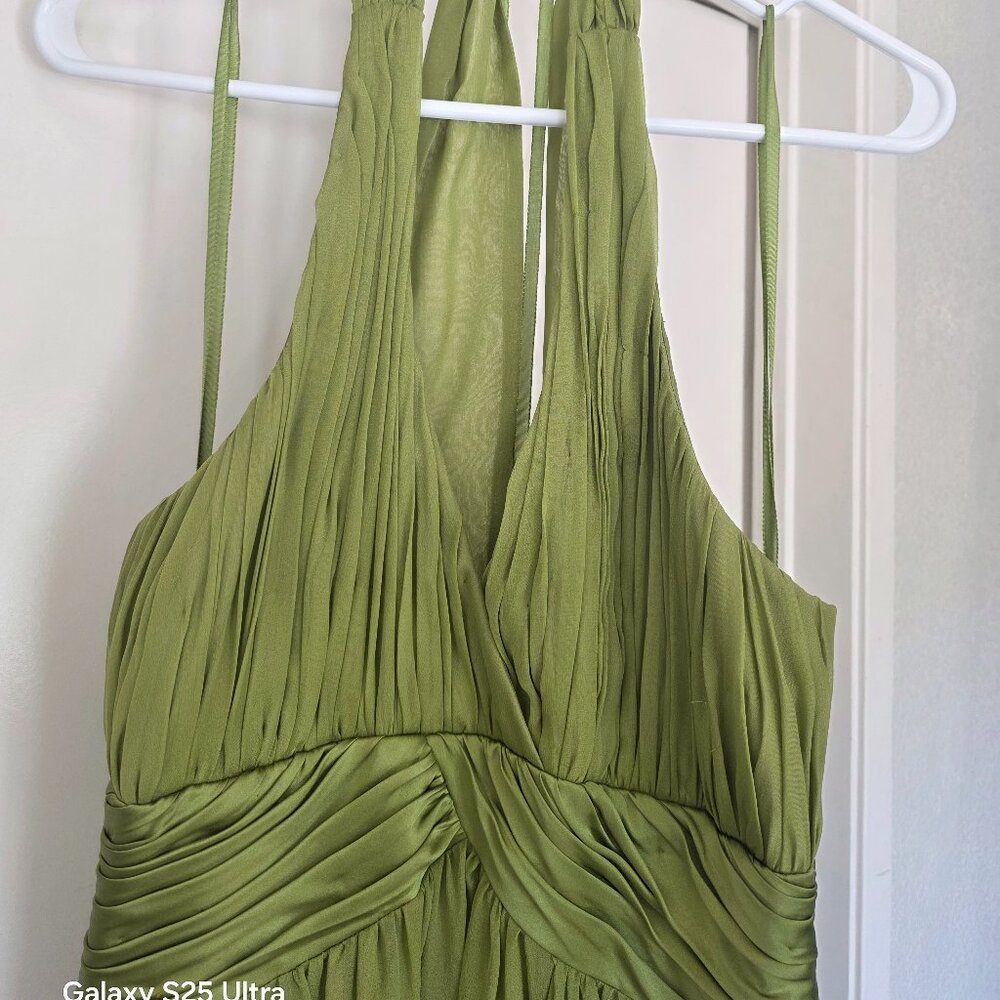 Halter silk dress Size 12